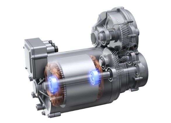 EV用駆動システムに使われるベアリングのイメージ