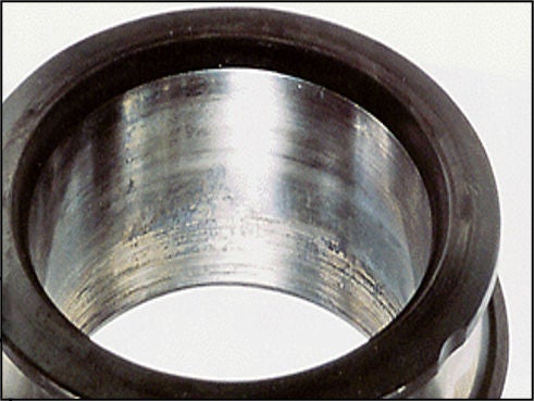 かじりを伴った内輪クリープの例