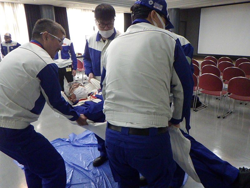 First hands training on protecting people’s lives