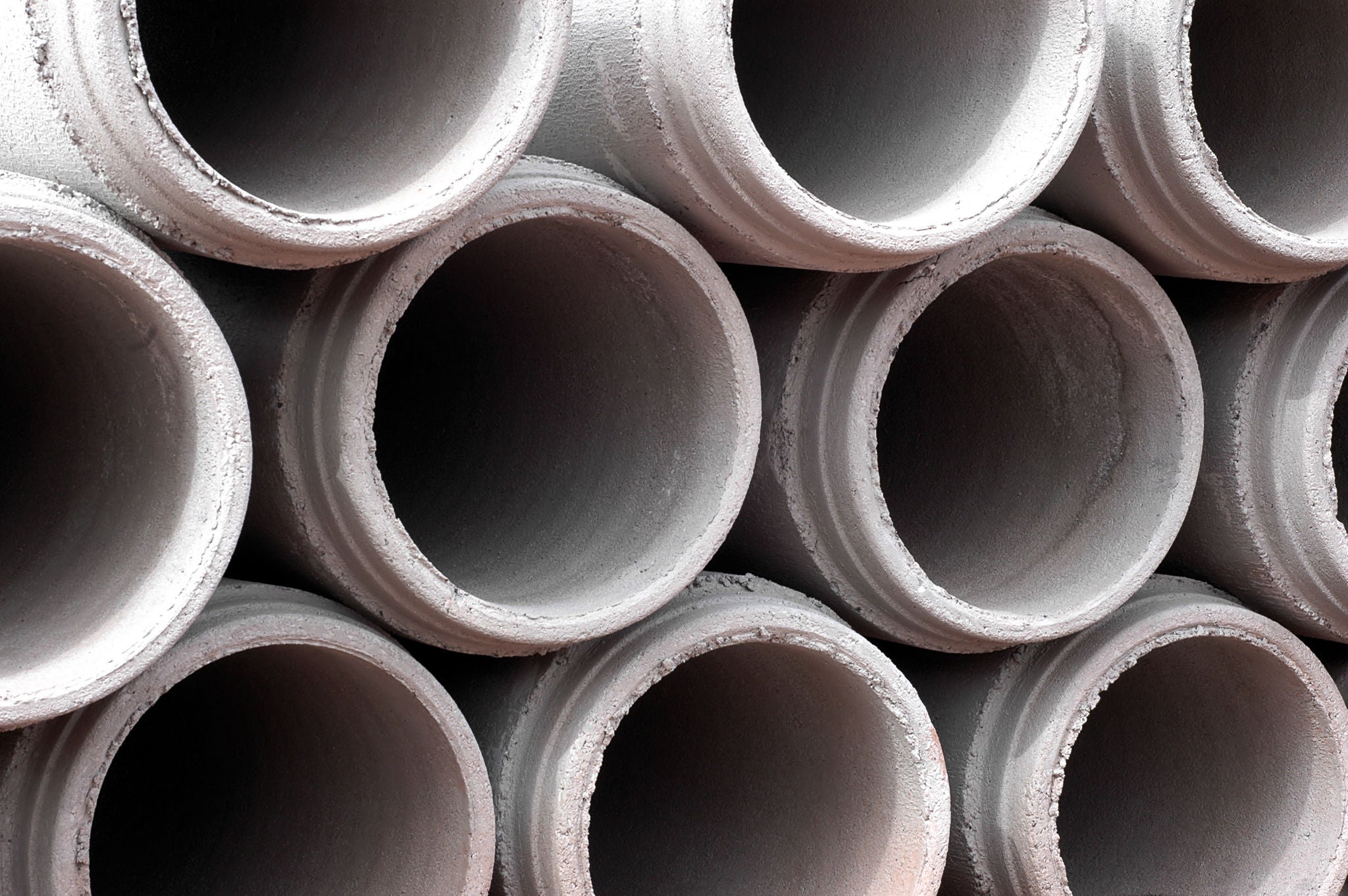 Concrete Pipes, cut