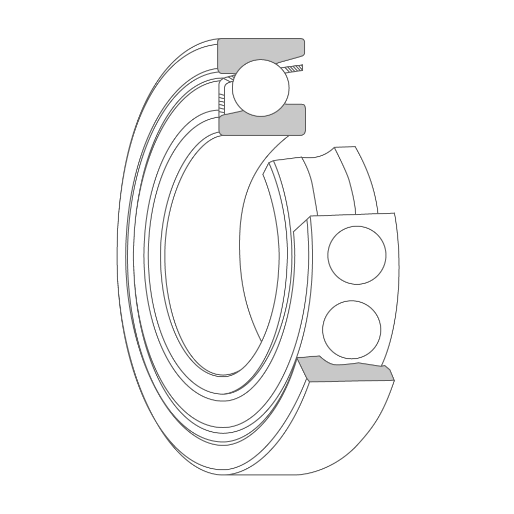 アンギュラ玉軸受