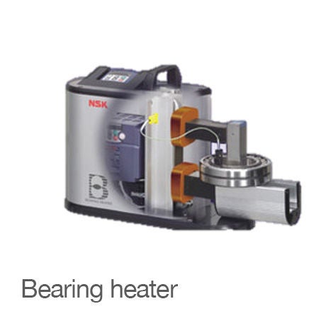 A portable bearing heater device made by NSK.