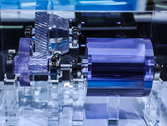 Parallel 3-axis type Transaxle Unit Mockup