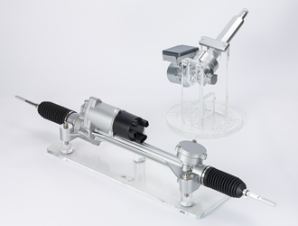 Force Feedback Actuator with Retractable Electric Tilt Telescopic Column