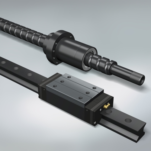 Linear Guide, Ball Screw, Corrosion Protection, 2 Comp